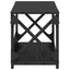 Printerstand Sort eg 44 x 26 x 31.5 cm Konstrueret træ
