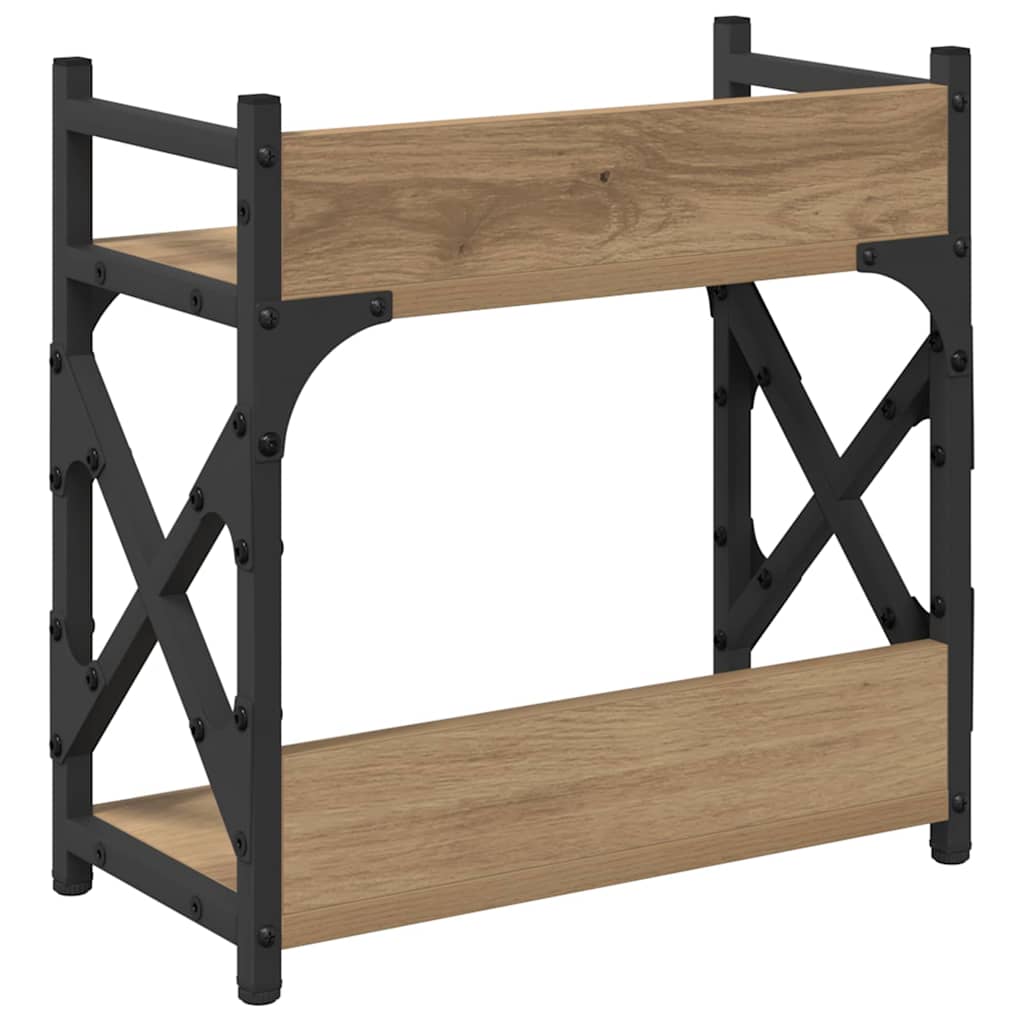 Printerstand Artisan Egetræ 40 x 20 x 40 cm Konstrueret træ