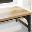Monitor Stativ Artisan Egetræ 85 x 23 x 15,5 cm Konstrueret træ