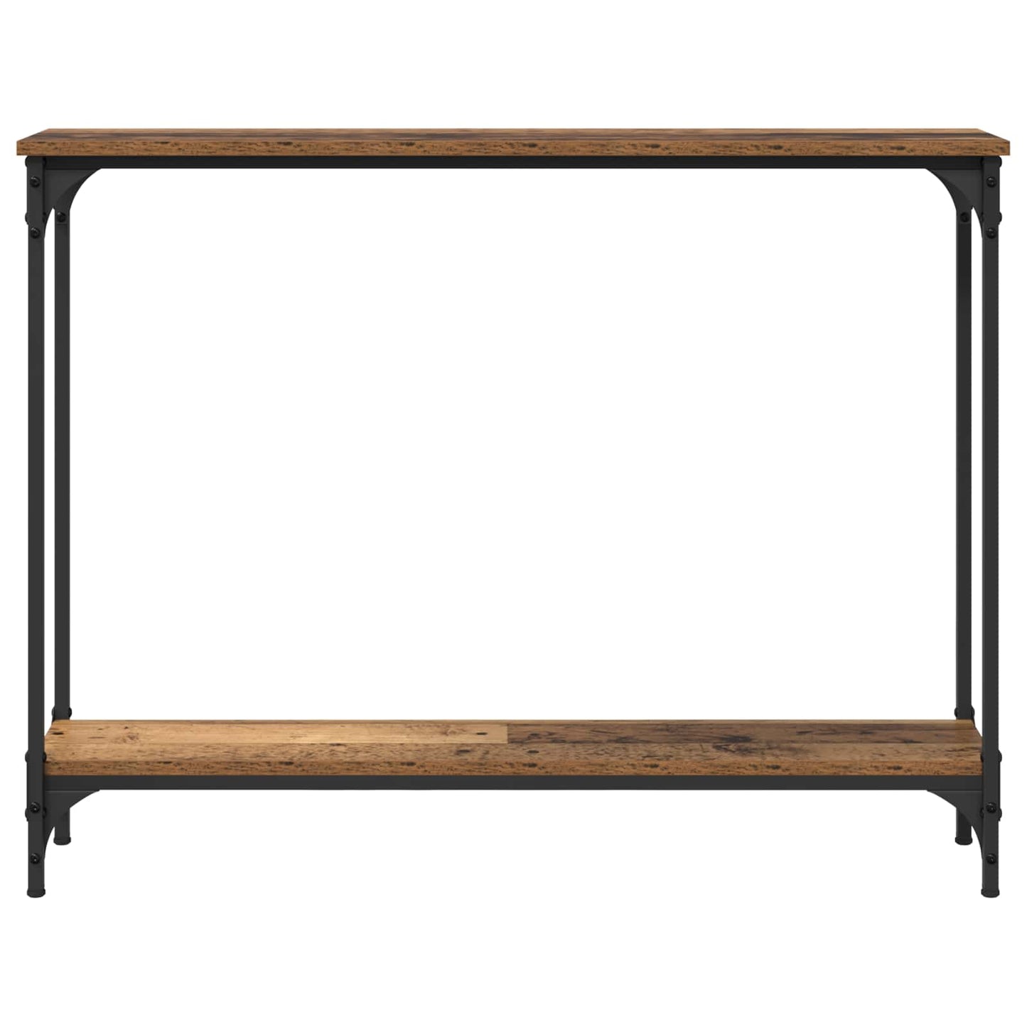 Konsolbord Gammelt træ 100 x 22,5 x 75 cm Konstrueret træ
