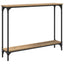 Konsolbord Artisan Egetræ 100 x 22,5 x 75 cm Konstrueret træ