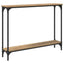 Konsolbord Artisan Egetræ 100 x 22,5 x 75 cm Konstrueret træ