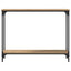 Konsolbord Artisan Egetræ 100 x 22,5 x 75 cm Konstrueret træ