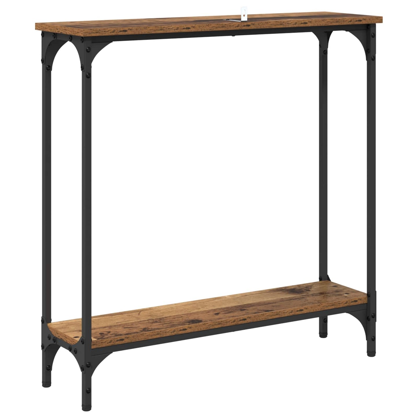 Konsolbord Gammelt træ 75 x 22,5 x 75 cm Konstrueret træ