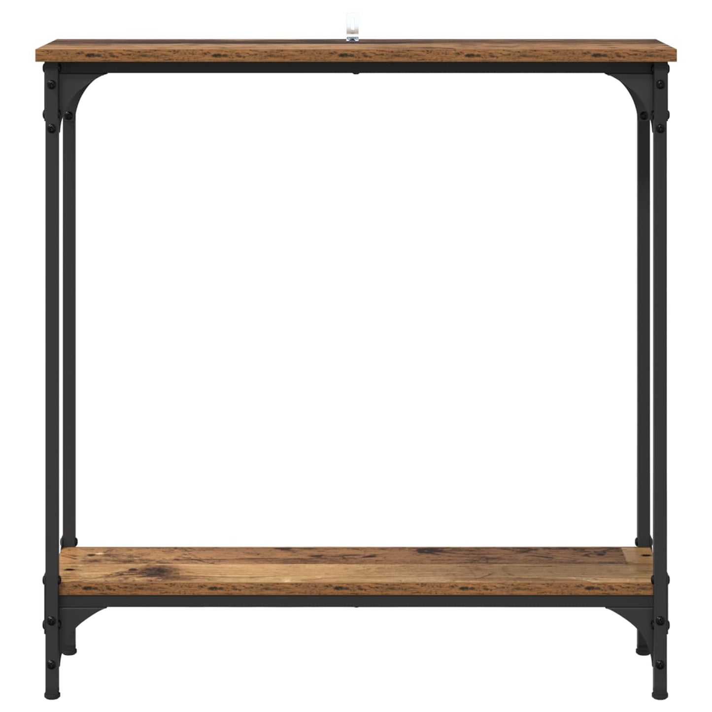 Konsolbord Gammelt træ 75 x 22,5 x 75 cm Konstrueret træ