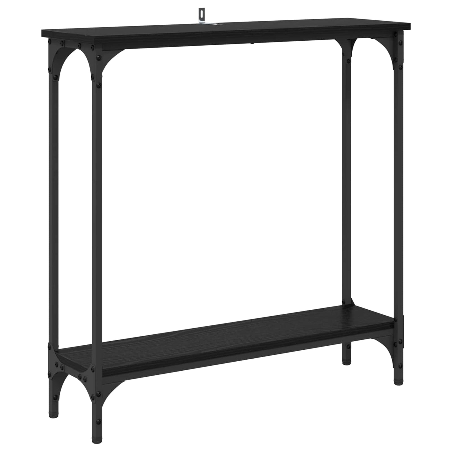 Konsolbord Sort eg 75 x 22,5 x 75 cm Konstrueret træ