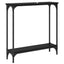 Konsolbord Sort eg 75 x 22,5 x 75 cm Konstrueret træ