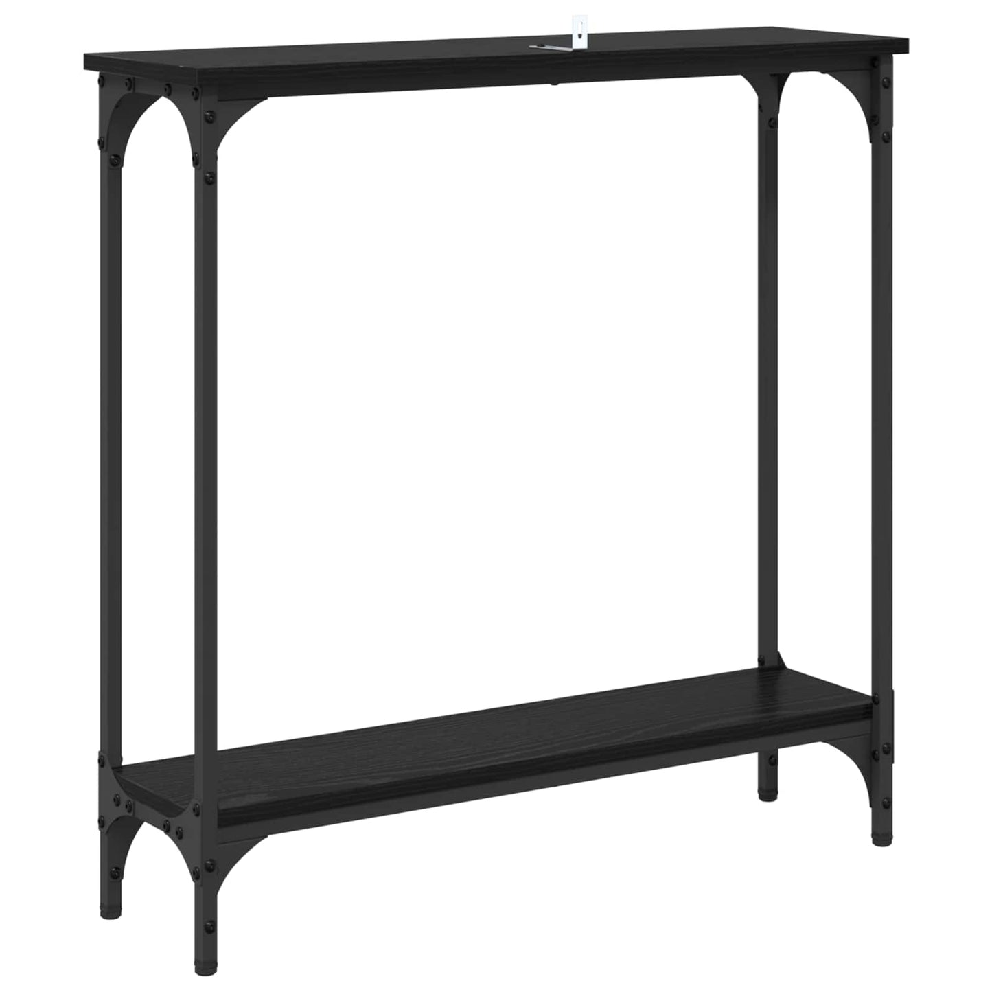 Konsolbord Sort eg 75 x 22,5 x 75 cm Konstrueret træ