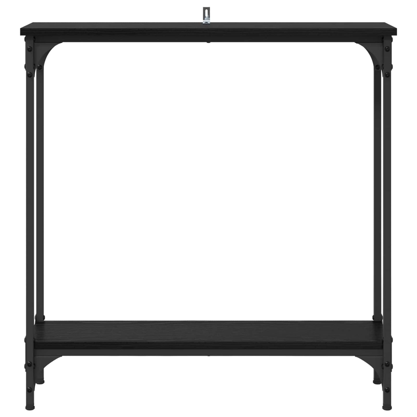 Konsolbord Sort eg 75 x 22,5 x 75 cm Konstrueret træ