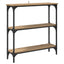 Konsolbord Artisan Egetræ 75 x 22,5 x 75 cm Konstrueret træ