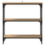 Konsolbord Artisan Egetræ 75 x 22,5 x 75 cm Konstrueret træ