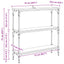 Konsolbord Artisan Egetræ 75 x 22,5 x 75 cm Konstrueret træ