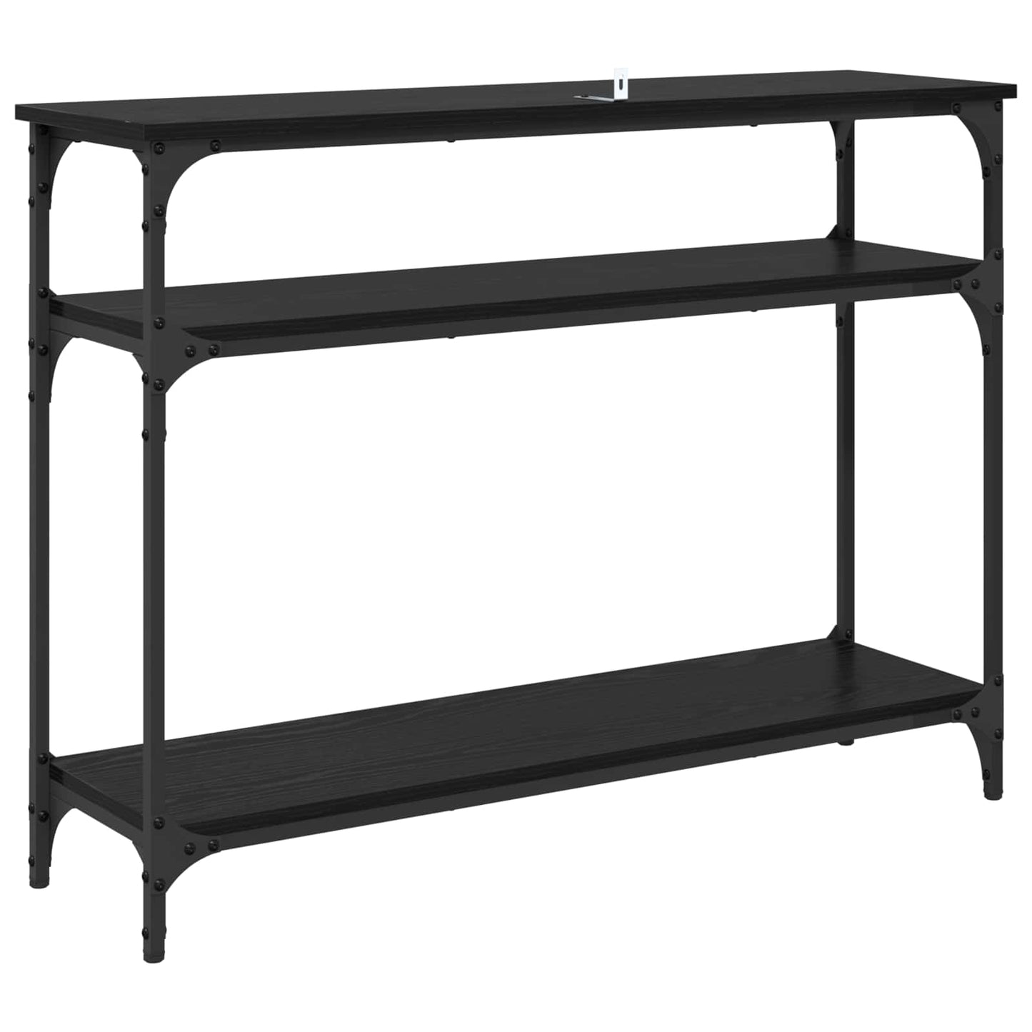 Konsolbord Sort eg 100 x 29 x 75 cm Konstrueret træ
