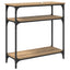 Konsolbord Artisan Egetræ 75 x 29 x 75 cm Konstrueret træ