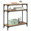 Konsolbord Artisan Egetræ 75 x 29 x 75 cm Konstrueret træ