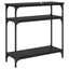Konsolbord Sort eg 75 x 29 x 75 cm Konstrueret træ
