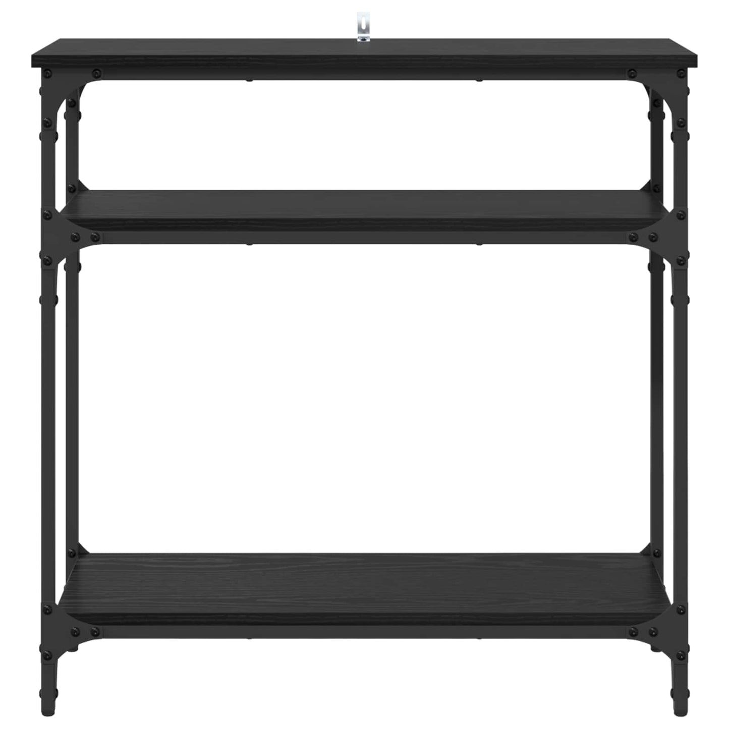 Konsolbord Sort eg 75 x 29 x 75 cm Konstrueret træ