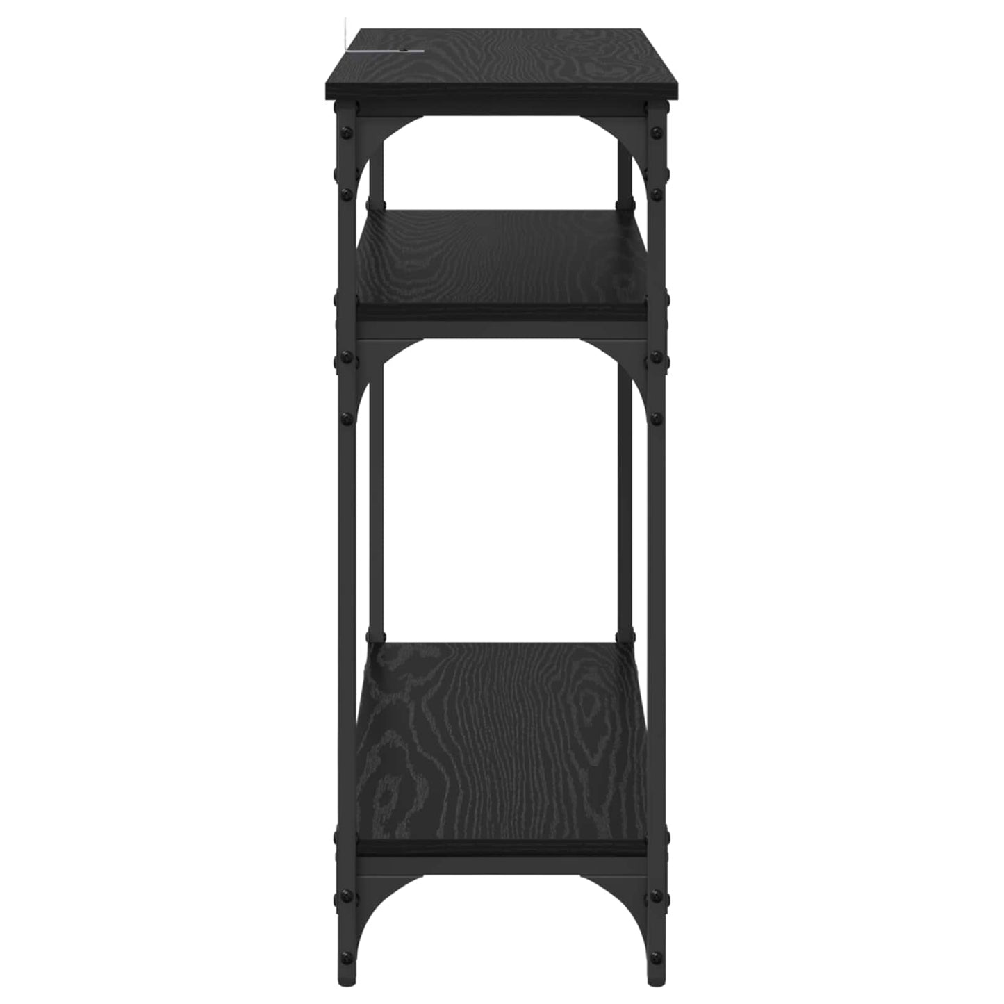 Konsolbord Sort eg 75 x 29 x 75 cm Konstrueret træ