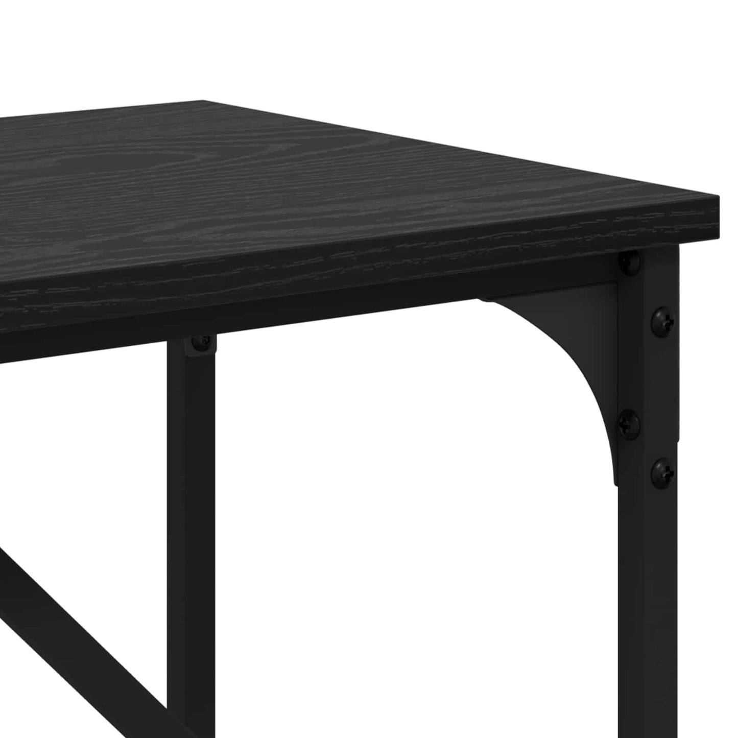 Konsolbord Sort eg 75 x 32 x 75 cm Konstrueret træ