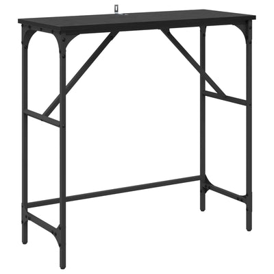 Konsolbord Sort eg 75 x 32 x 75 cm Konstrueret træ