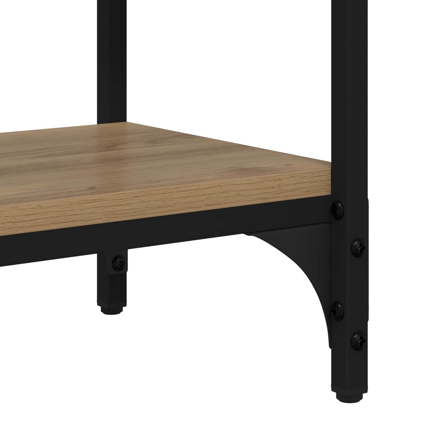 Konsolbord Artisan Egetræ 80 x 29 x 75 cm Konstrueret træ