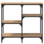 Konsolbord Artisan Egetræ 80 x 29 x 75 cm Konstrueret træ