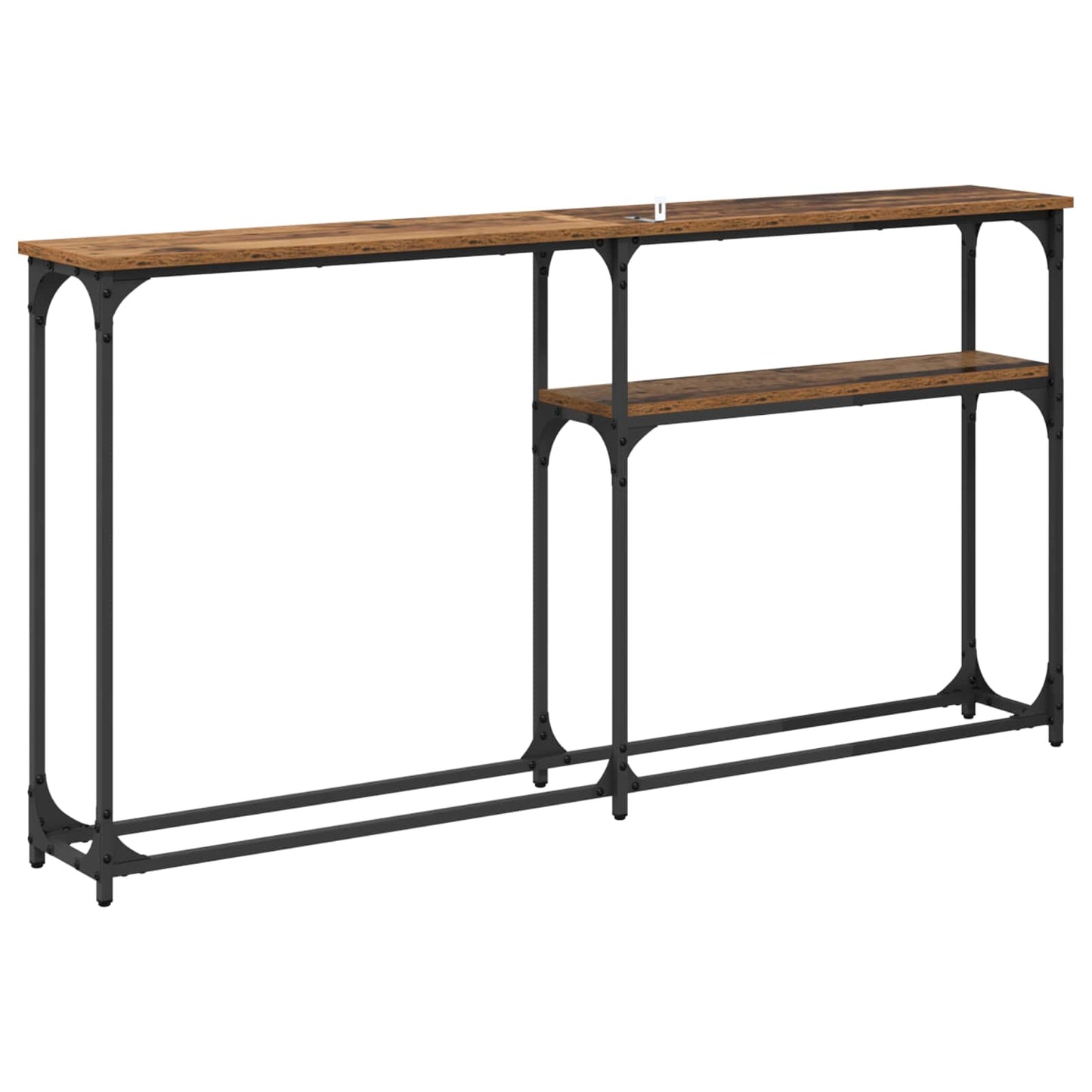 Konsolbord Gammelt træ 145x22.5x75cm Konstrueret træ