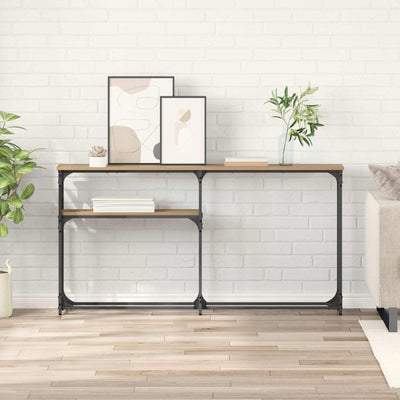 Konsolbord Artisan Egetræ 145 x 22,5 x 75 cm Konstrueret træ