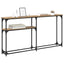 Konsolbord Artisan Egetræ 145 x 22,5 x 75 cm Konstrueret træ
