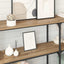 Konsolbord Artisan Egetræ 150 x 29 x 75 cm Samlet træ og metal