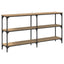 Konsolbord Artisan Egetræ 150 x 29 x 75 cm Samlet træ og metal