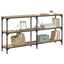 Konsolbord Artisan Egetræ 150 x 29 x 75 cm Samlet træ og metal