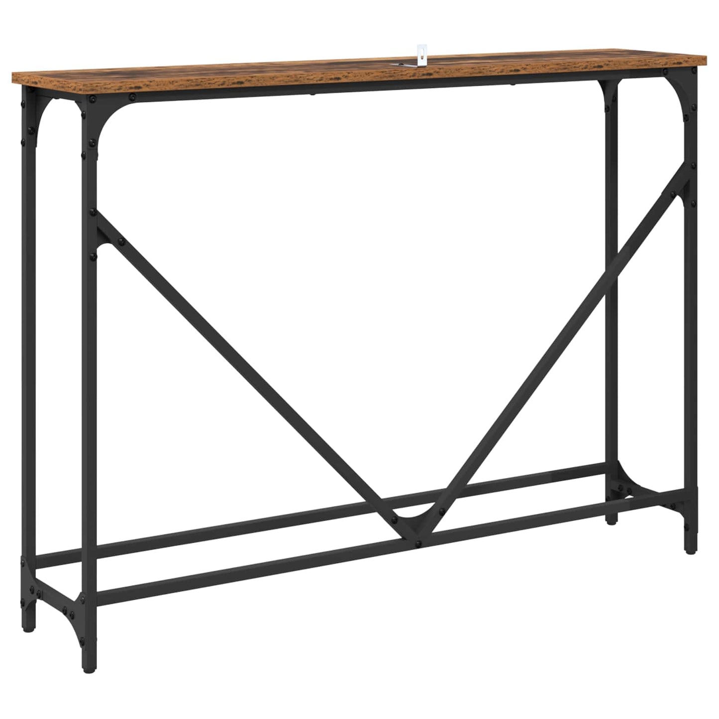 Konsolbord Gammelt træ 102 x 23 x 75 cm Konstrueret træ