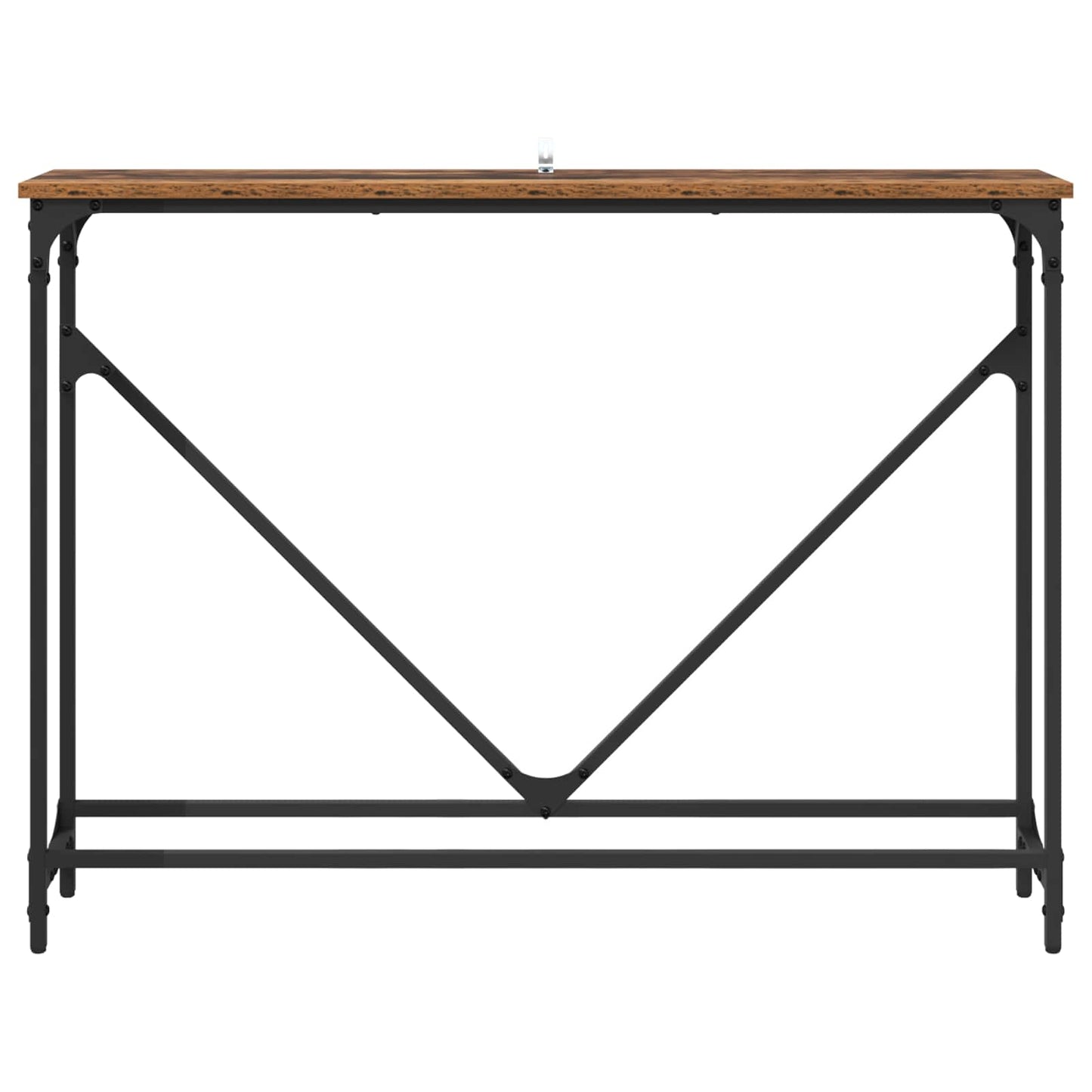 Konsolbord Gammelt træ 102 x 23 x 75 cm Konstrueret træ