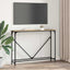 Konsolbord Artisan Egetræ 102 x 23 x 75 cm Konstrueret træ