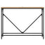 Konsolbord Artisan Egetræ 102 x 23 x 75 cm Konstrueret træ