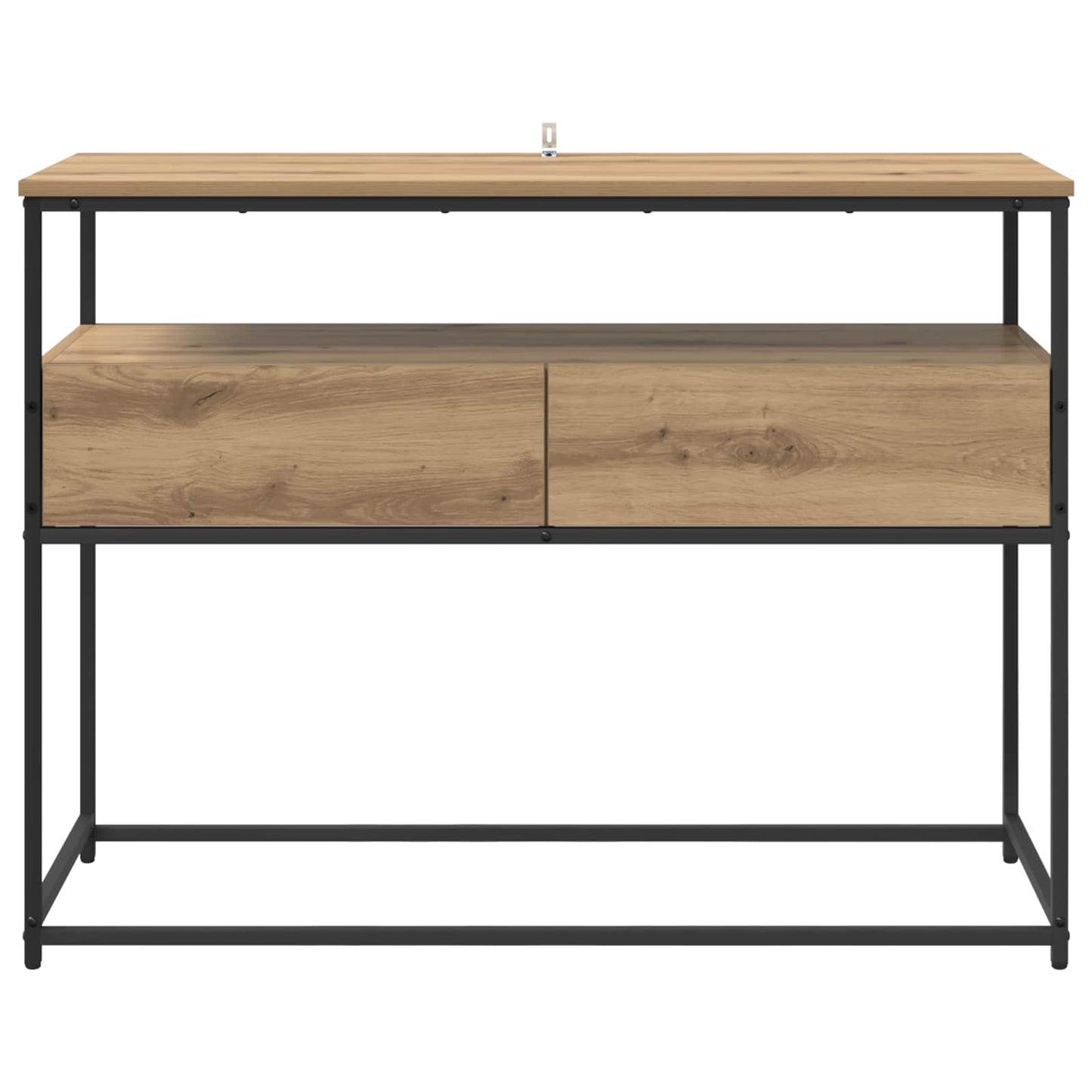 Konsolbord Artisan Egetræ 100 x 40 x 75 cm Konstrueret træ