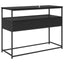 Konsolbord med skuffe Sort eg 100 x 40 x 75 cm Konstrueret træ