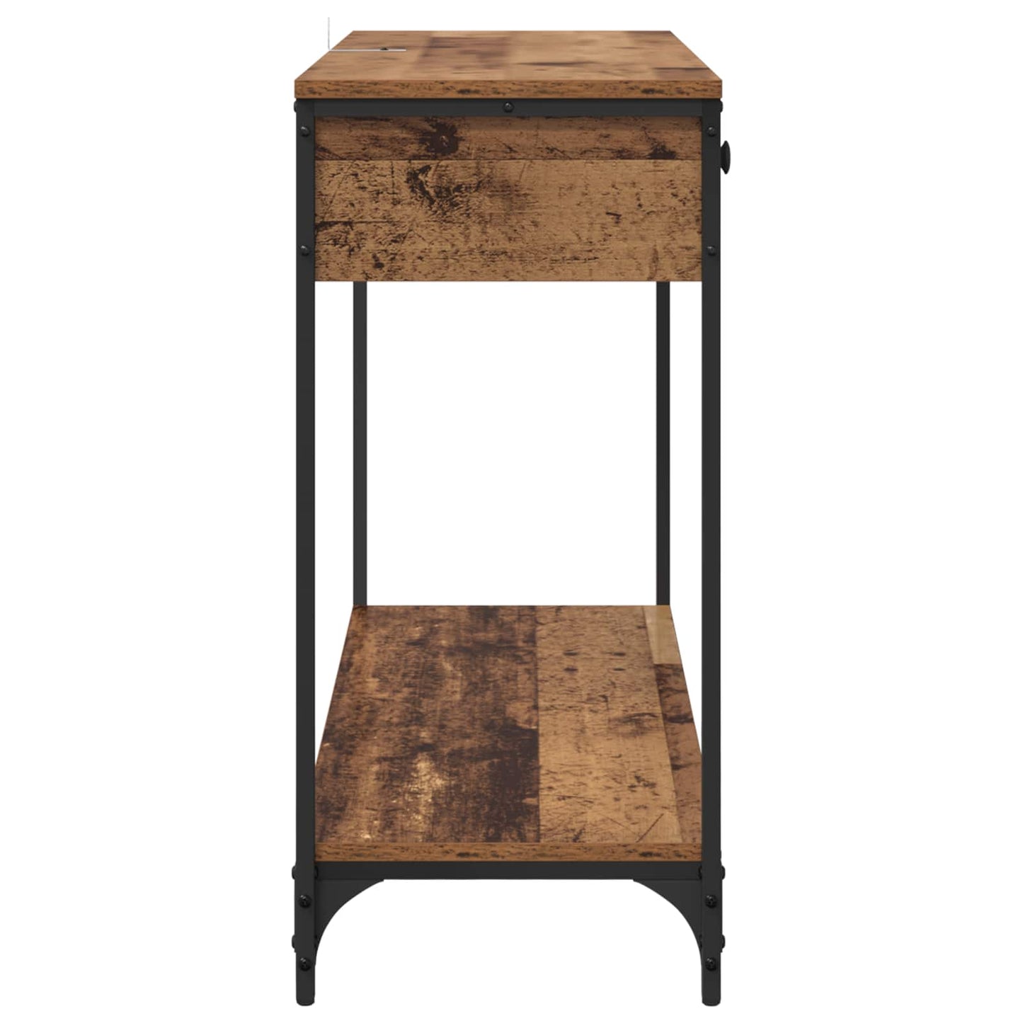 Konsolbord Gammelt træ 100 x 34,5 x 75 cm Konstrueret træ