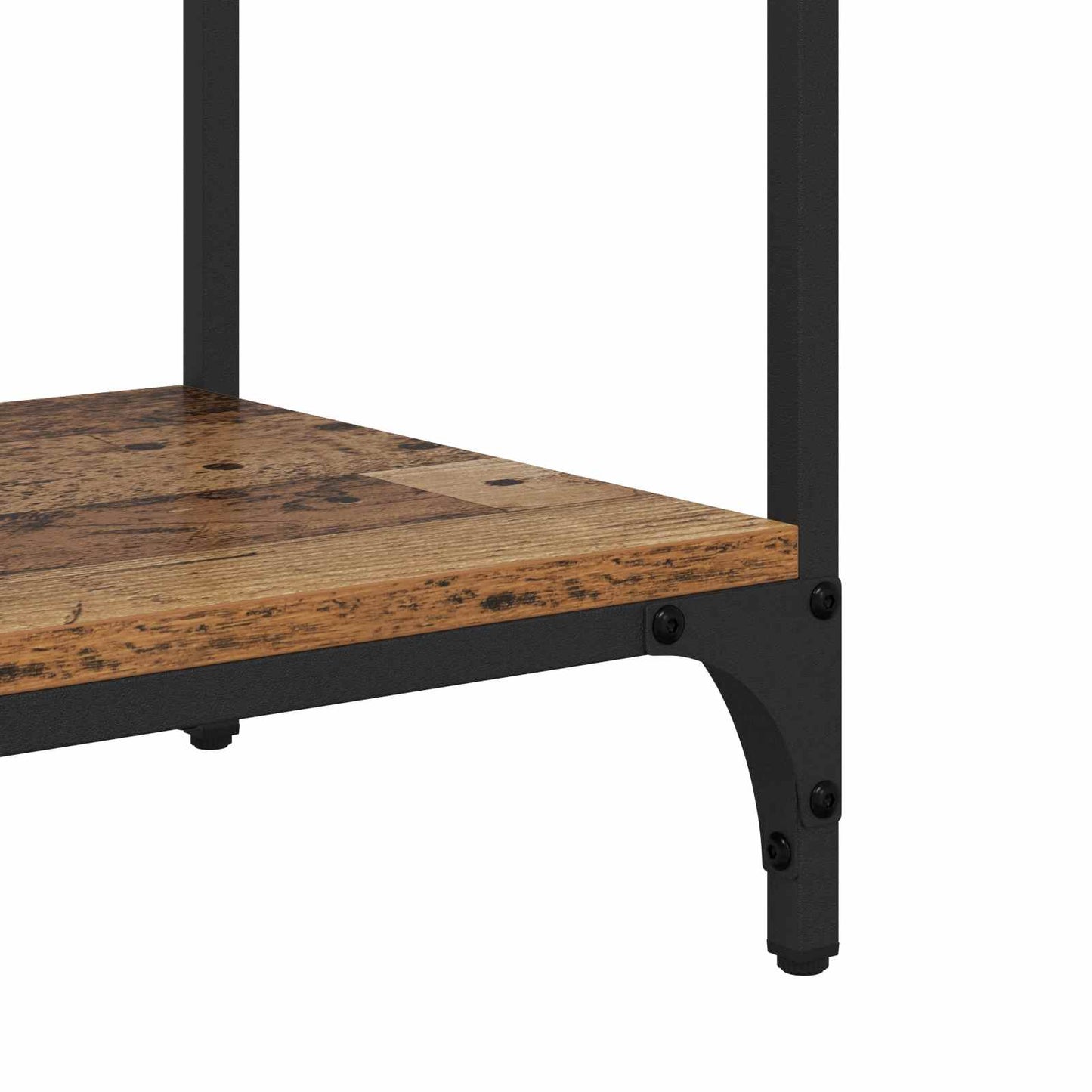 Konsolbord Gammelt træ 75 x 34,5 x 75 cm Konstrueret træ