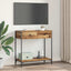 Konsolbord Gammelt træ 75 x 34,5 x 75 cm Konstrueret træ