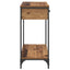 Konsolbord Gammelt træ 75 x 34,5 x 75 cm Konstrueret træ