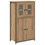 Highboard Artisan Egetræ 62 x 32 x 106,5 cm Konstrueret træ