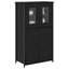 Highboard Sort eg 62 x 32 x 106,5 cm Konstrueret træ