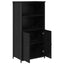 Highboard Sort eg 62 x 36 x 121,5 cm Konstrueret træ