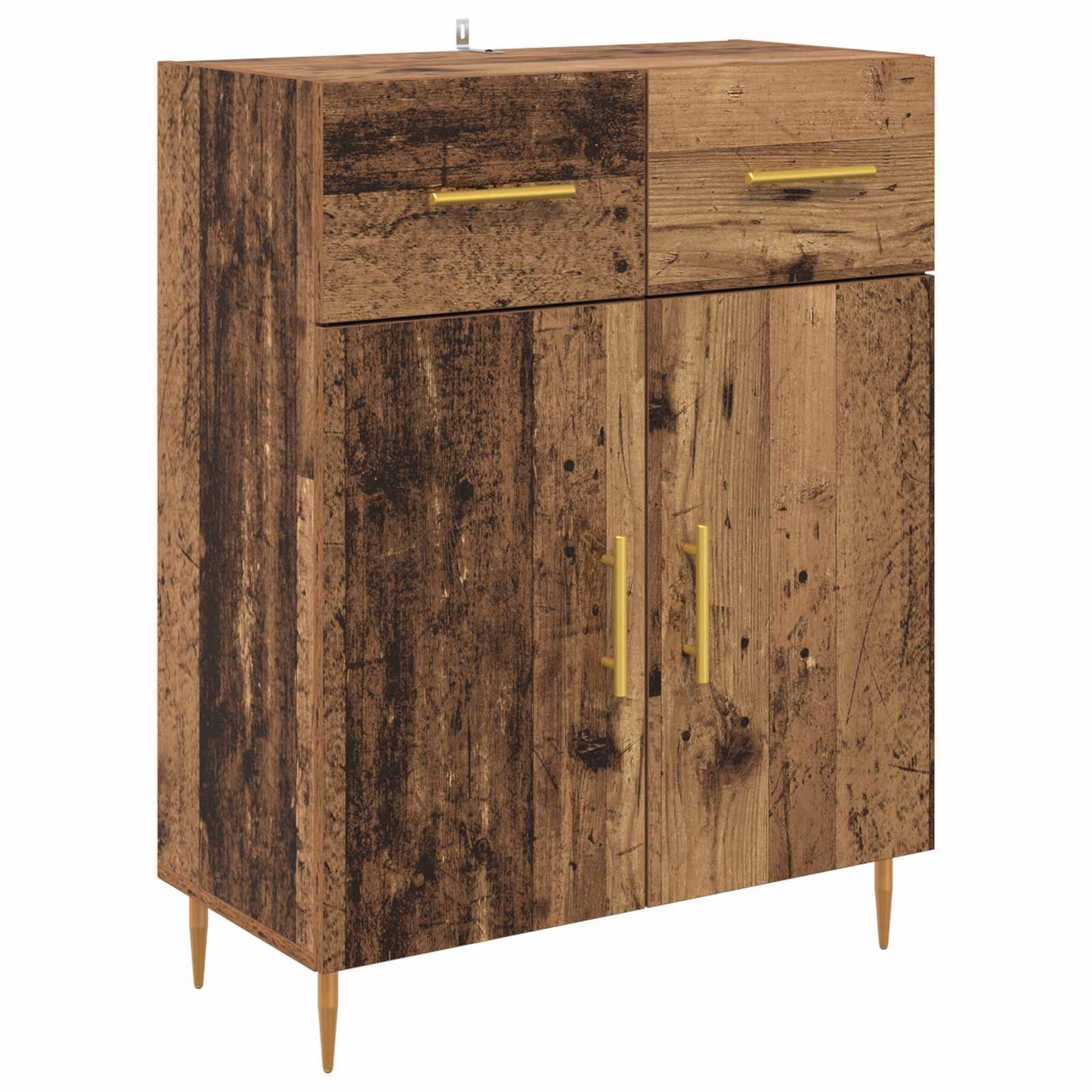 Sideboard Gammelt træ 69,5 x 34 x 90 cm Konstrueret træ