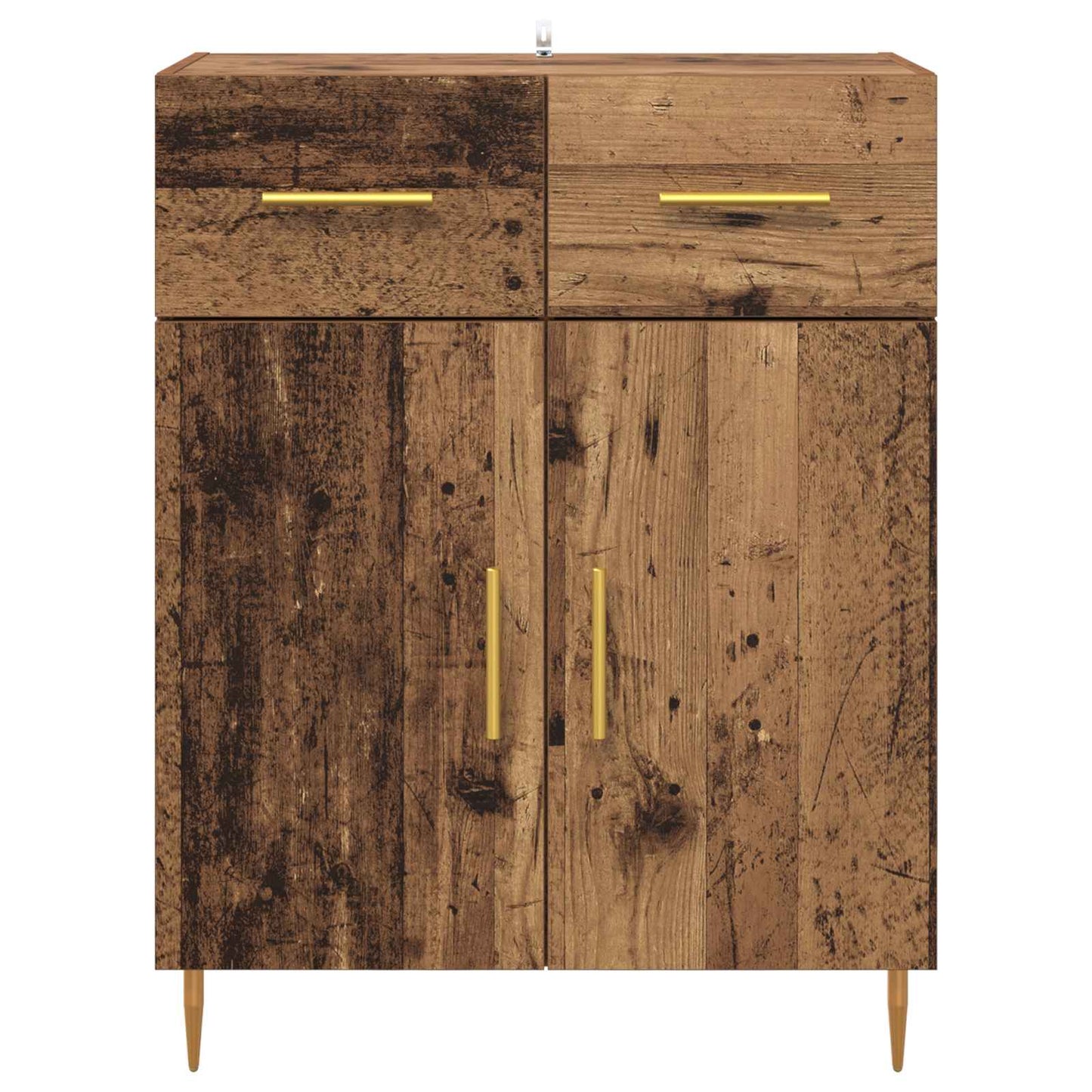 Sideboard Gammelt træ 69,5 x 34 x 90 cm Konstrueret træ