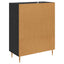 Sideboard Sort eg 69,5 x 34 x 90 cm Konstrueret træ