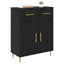 Sideboard Sort eg 69,5 x 34 x 90 cm Konstrueret træ