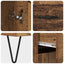 Sideboard Gammelt træ 69,5 x 34 x 90 cm Konstrueret træ